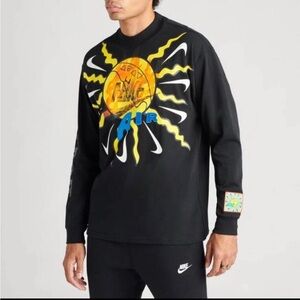 Nike Air Sunshine Graphic Long Sleeve Shirt Style Throwback Small VGUC